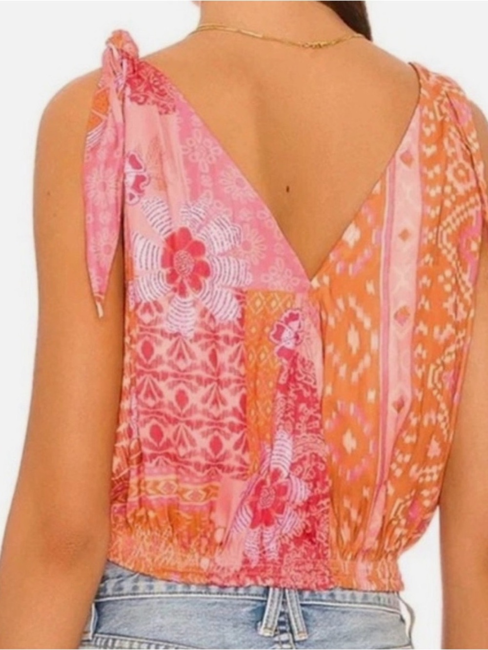 Free People Tied To You Tank in Lemonade Combo Size Size S/P - Picture 3 of 11